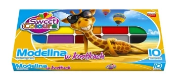 Modelina w kostkach 10 kolorów - Sweet colours