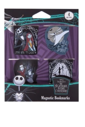 Zakładki magnetyczne Disney Burton's Nightmare 4szt. wzór 1 - PATIO