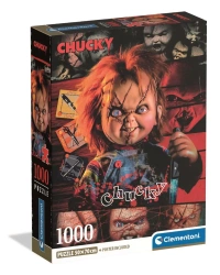 Puzzle 1000 Compact Horror Collection - Chucky - Clementoni