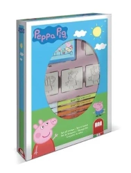 Świnka Peppa - Pieczątki 4szt - Multiprint