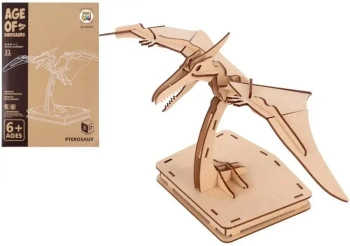 Puzzle drewniane 3D Dinozaur Pterozaur - Pro Kids