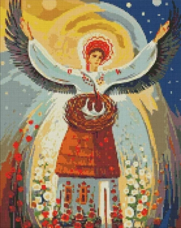 Diamentowa mozaika - Strażniczka 40x50cm - Ideyka