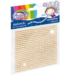 Diamenciki samoprzylepne beżowe małe Fiorello GR- DS02