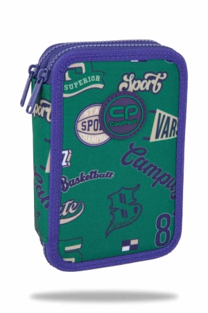 Piórnik podwójny z wyposażeniem  Coolpack Jumper 2 American Retro - PATIO