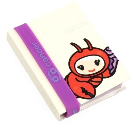 Zodiak - notatnik z opaską na rękę - Rak - Thinking Gifts