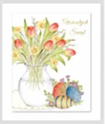 Karnet B6 Wielkanoc Bukiet - Henry