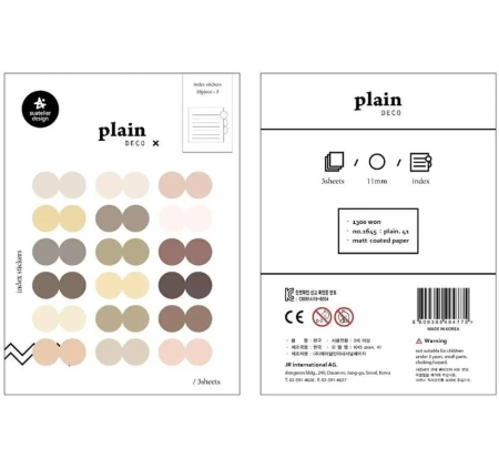 Naklejki Znaczniki #41 Kropki 3 ark. - Suatelier