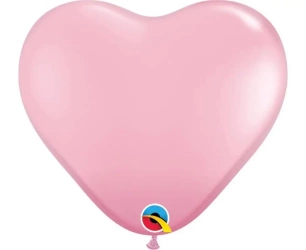 Balon serce pastelowy j. różowy 15cm 100szt - Godan