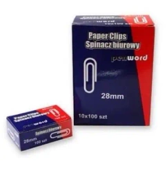 Spinacze 28mm (10x100szt) - Penword