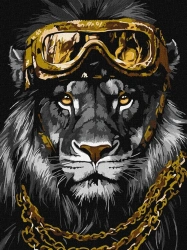 Malowanie po numerach -Potęga stylu metal 30x40cm - Ideyka