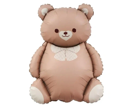 Balon foliowy Miś z kokardką 65x47cm - Godan