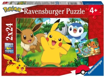 Puzzle dla dzieci 2x24 Pokemon - Ravensburger