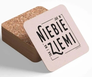 Podstawka korkowa - Jak w niebie taki i na ziemi - Szaron