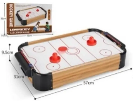 Gra stołowa hokej na lodzie drewniana 57x31x9,5cm - Madej