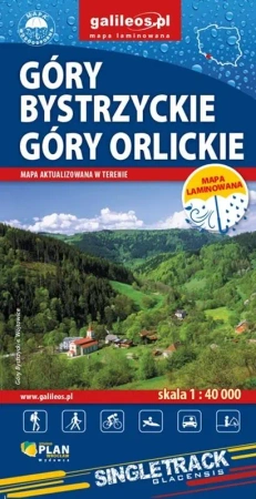 Mapa - Góry Bystrzyckie i Góry Orlickie 1:40 000 - praca zbiorowa
