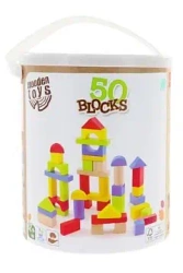 Klocki drewniane 50 szt. 61687 - Trefl PAP