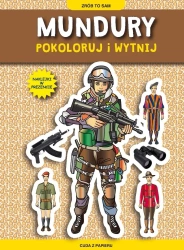 Mundury. Pokoloruj i wytnij z naklejkami - Krzysztof Tonder