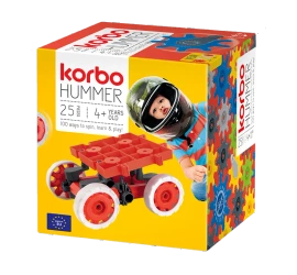 Klocki Korbo Hummer 25 elementów red