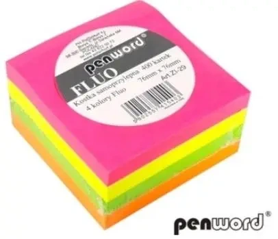 Kostka samoprzylepna fluo 400K - Penword