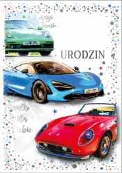 Karnet DK-1227 Urodziny (wymienne cyfry) - Kukartka