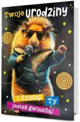 Karnet B6 Urodziny - Pan Dragon