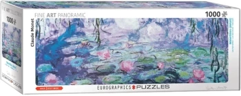 Puzzle 1000 panoramic Waterlilies by Claude Monet 6010-4366 - Eurographics