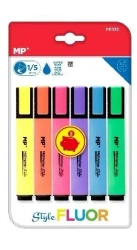 Zakreślacz fluorescencyjny 6szt - MP Main Paper
