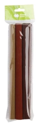 Bibuła marszczona 25x200cm brązowy mix 3szt - GDD