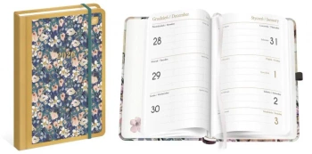 Kalendarz 2026 książkowy B6/192K Metallic Meadow - INTERDRUK