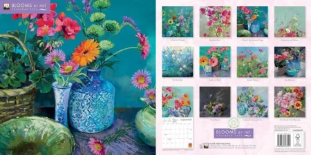 Kalendarz 2026 ścienny kwadrat Kwiaty Nel Whatmore - Praca zbiorowa