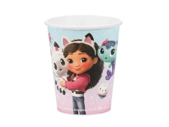 Kubeczki Koci Domek Gabi 250ml 6szt - PartyDeco