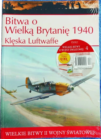 Wielkie bitwy II wojny światowej. Bitwa o Wielką Brytanię 1940 r. Klęska Luftwaffe + DVD - Steven J. Zaloga