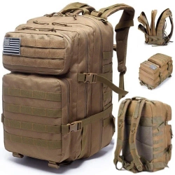 Plecak militarny wojskowy piaskowy 40-60L - Leantoys