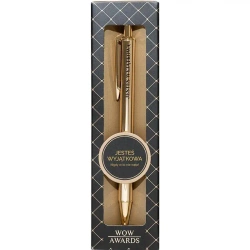 Długopis z grawerem na prezent Jesteś Wyjątkowa - Be-Happy Gifts