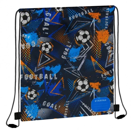 Worek na buty Football blue - STARPAK