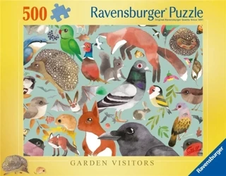 Puzzle 2D 500 Mieszkańcy ogrodów - Ravensburger