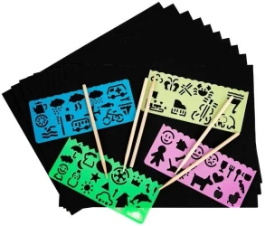 Obrazek do zdrapywania A4 10szt - Fandy