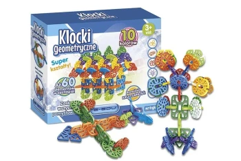 Klocki geometryczne e-edu 60 el. - Artyk
