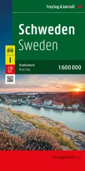 Mapa Szwecja 1:600 000 - Opracowanie zbiorowe