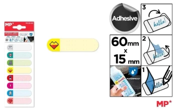 Naklejki imienne wodoodporne - MP Main Paper