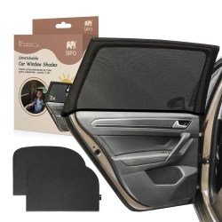 Osłony przeciwsłoneczne na szyby 2szt - Sipo