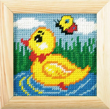 Haft z ramką. Moje pierwsze wyszywanie - Kaczuszka - Anex-bis