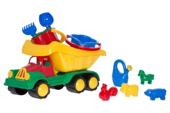 Samochód duży z kompletem dwa wiaderka - Hemar Family