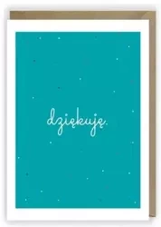 Kartka okolicznościowa, eko koperta Dziękuję K002 - Cardie