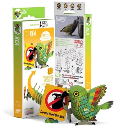Papuga Kea Eugy. Eko Układanka 3D - Eugy
