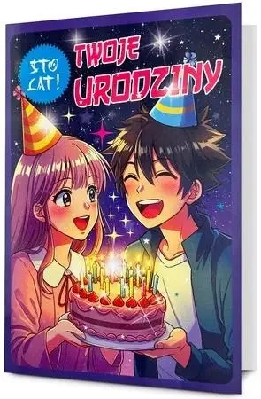 Karnet B6 Urodziny - Pan Dragon