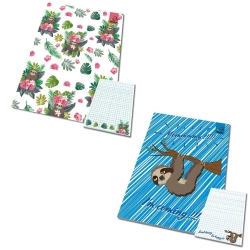 Notes A6/50K kratka poddruk Leniwce (10szt) - Bee-bee