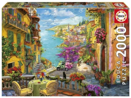 Puzzle 2000 Kawka w Hiszpanii - Educa