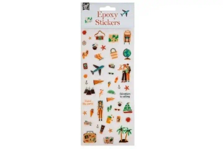 CCG naklejki wypukłe 24x11 podróże CR6004 13173