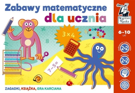 Kapitan Nauka. Zabawy matematyczne dla ucznia - Natalia Minge, Krzysztof Minge, Renata Kicka, Hub